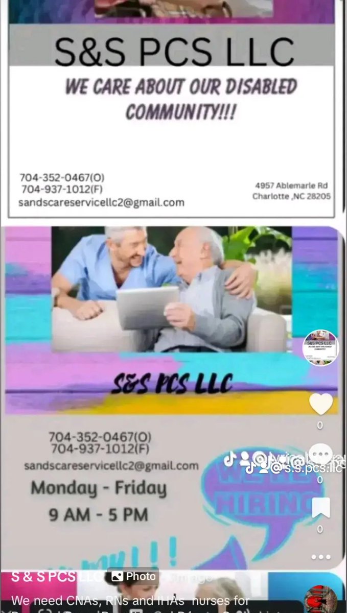 SandSPCSLLC's tweet image. We need CNAs, RNs and IHAs nurses for Personal Care , Respite, and Private Duty services. Looking for nurses to work in NC. 
Contact S &amp;amp; S PCS LLC
Phone 704 352 0457
Administrator Dexter Allen  689-258-2213