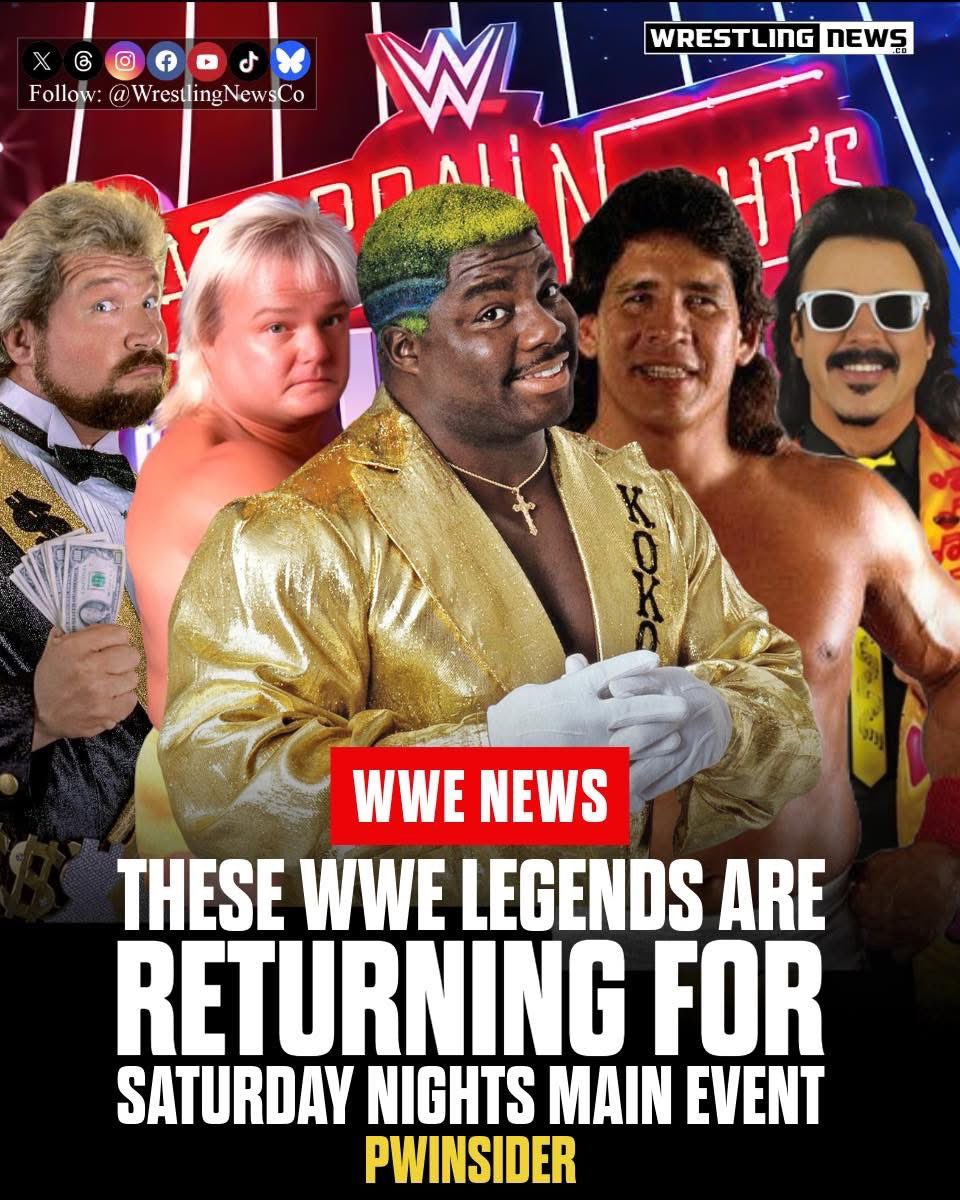 I’m BACK!  <a href="/WWE/">WWE</a> <a href="/MDMTedDiBiase/">Ted DiBiase</a> <a href="/wwetitosantana/">TitoSantanaOfficial</a>