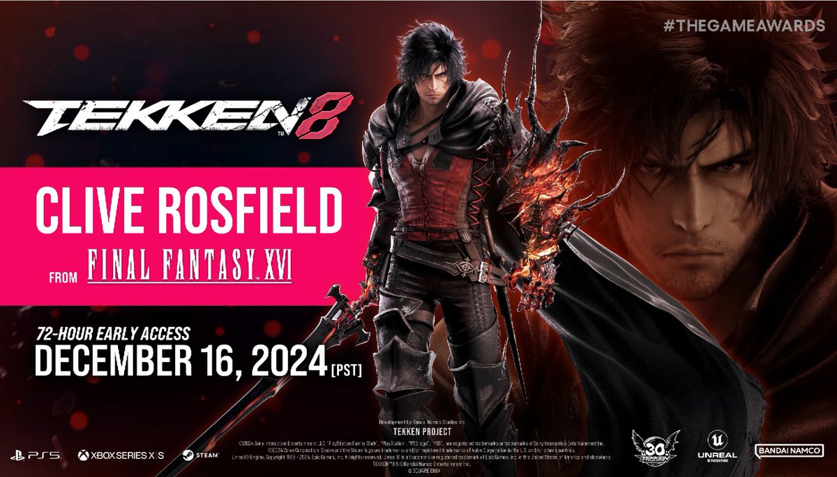 CLIVE ANNOUNCED FOR TEKKEN 8 WHAT???