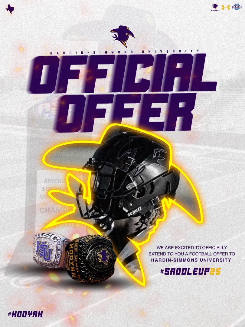 Gavin Spruell: NCAA ID# 2302780897 (@gavin_spruell) on Twitter photo Thank you to <a href="/HSUCowboys/">Hardin-Simmons Cowboy Football</a> and <a href="/CoachElkinsHSU/">JJ Elkins</a> for the offer, and thank God for the great opportunity. <a href="/BanderaFB/">Bandera Football</a> <a href="/Coach_JFA/">Joel Fontenot-Amedee</a> <a href="/zavala53/">Korey Zavala</a> Thank you to <a href="/HSUCowboys/">Hardin-Simmons Cowboy Football</a> and <a href="/CoachElkinsHSU/">JJ Elkins</a> for the offer, and thank God for the great opportunity. <a href="/BanderaFB/">Bandera Football</a> <a href="/Coach_JFA/">Joel Fontenot-Amedee</a> <a href="/zavala53/">Korey Zavala</a>