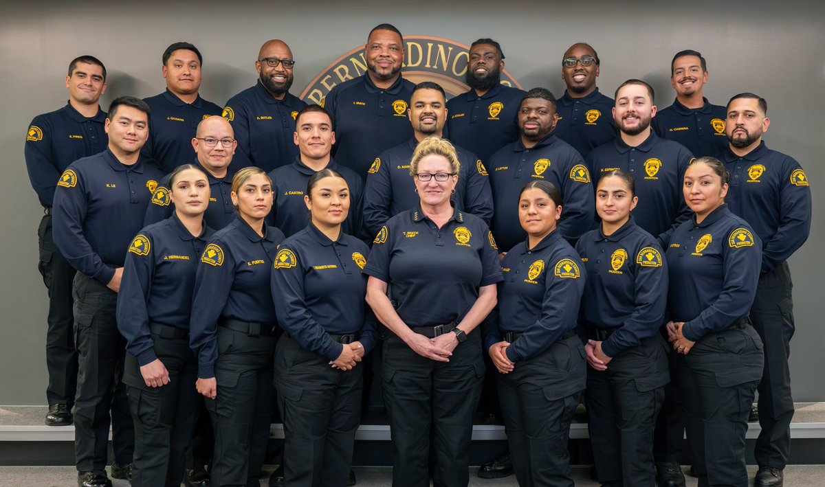 SBCprobation's tweet photo. Congratulations to the graduating Probation Officer CORE Academy Class 38. We're excited to welcome you to our #SBCProbation family!

#JoinTheTeam #JoinProbation https://t.co/NxbntCrJHR