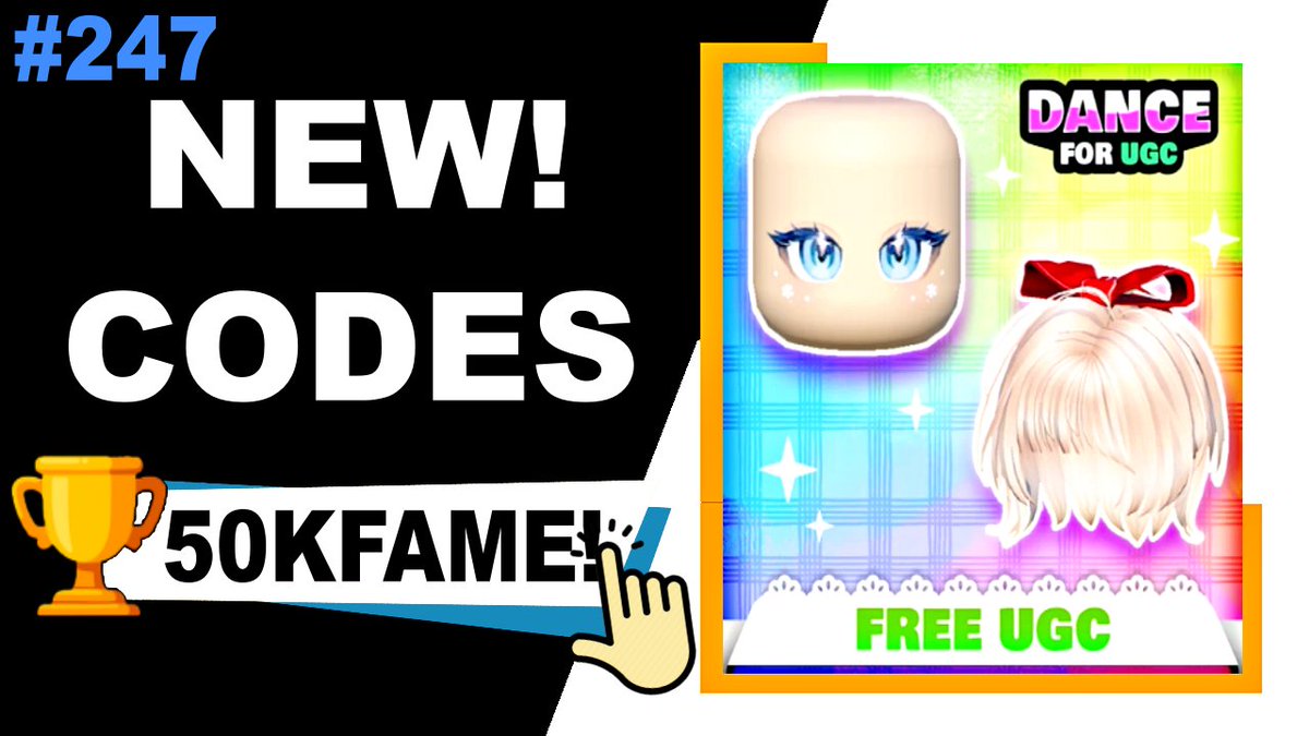 gaden_ram's tweet photo. *NEW* Codes DANCE FOR UGC 12 December 2024 Today - Roblox Free UGC
#danceforugc #danceforugccodes #danceforugcupdate #roblox #freeugc
๐๐click below to view๐๐
https://t.co/i60ANuQET7 via @YouTube https://t.co/CfwQMqara1