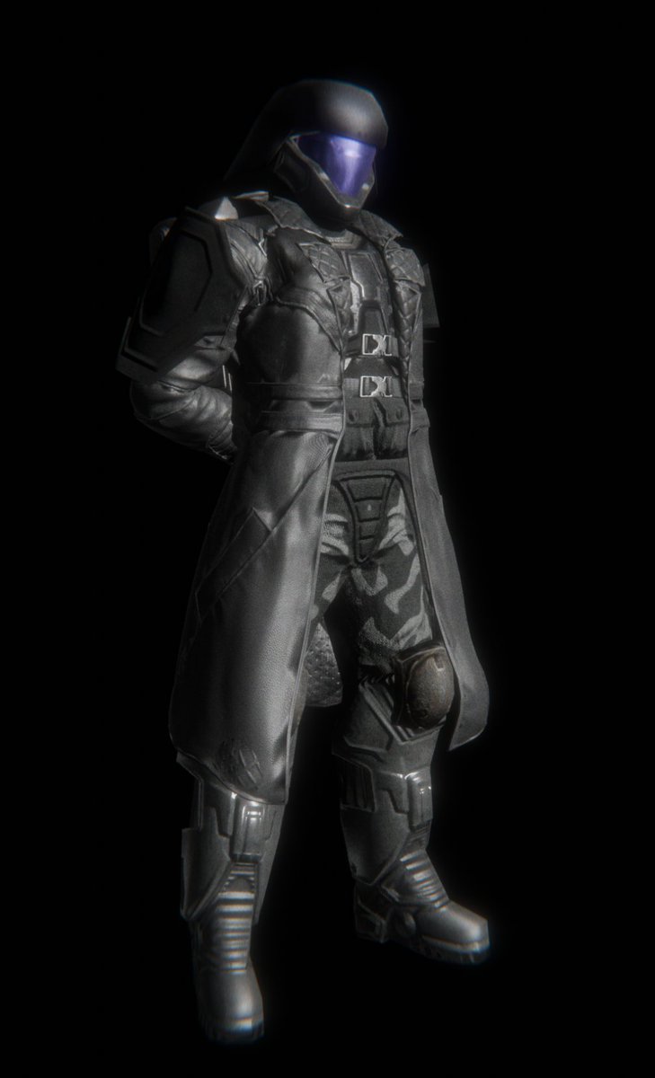 just_koop's tweet image. Created a custom toon shader by accident and locked in. Kind of reminds me of Halo Uprising. Thinking of making this the new visual style for MTiO content. What do y'all think?