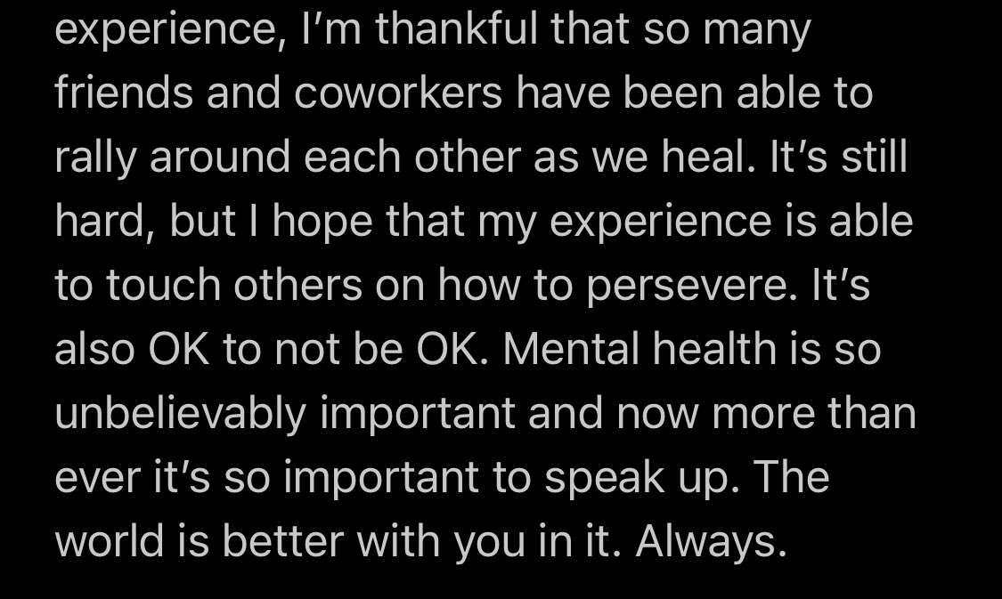 Wanted to share this. You all matter 🫶