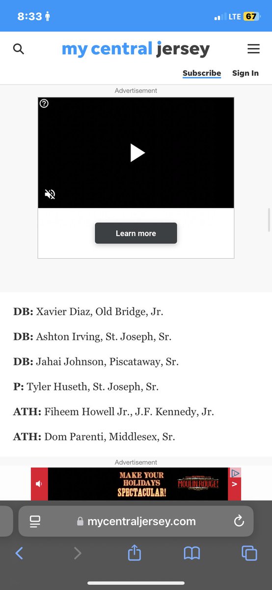 1st Team All Division ✅
1st Team All County ✅
2nd Team All Bcc offense ✅