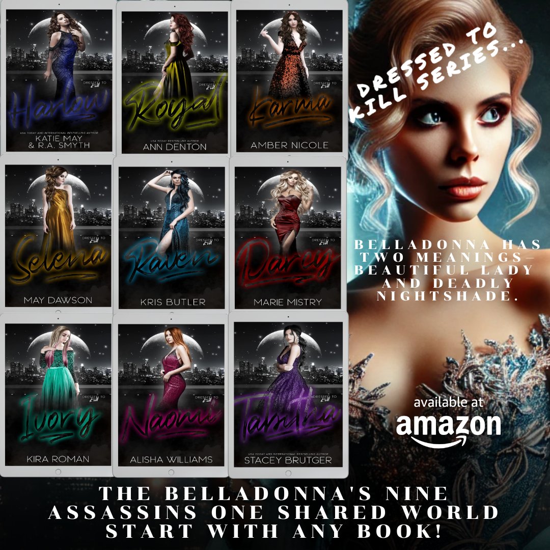 dezaraye7's tweet photo. 🔪Dressed to Kill Series...🔪
Need a book to read? Want a world where the characters are connected but you don’t have to read all of them? Then start the #DressedtoKill Series.
Grab your copy Today ➞ https://t.co/cgTIbCYynL
#ReverseHaremAuthor #WhyChoose #WhyChooseRomance https://t.co/c3ynz6VPgv