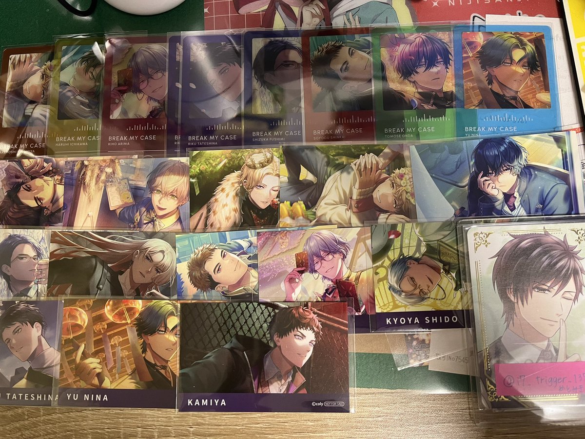 i7_trigger_1379's tweet photo. ブレイクマイケース ブレマイ クリアカード アニメイト特典 SSR collection

譲）皇坂.城瀬.須王.樋宮.環野.在間.立科.祠堂.節見.御門.新開.恩田.新名.神家

求）クリカ→相沢.宇京＞定価
特典→相沢.麻波or300円

検索からもお気軽にお声掛けください
よろしくお願いいたします https://t.co/UG8OPW7PMY