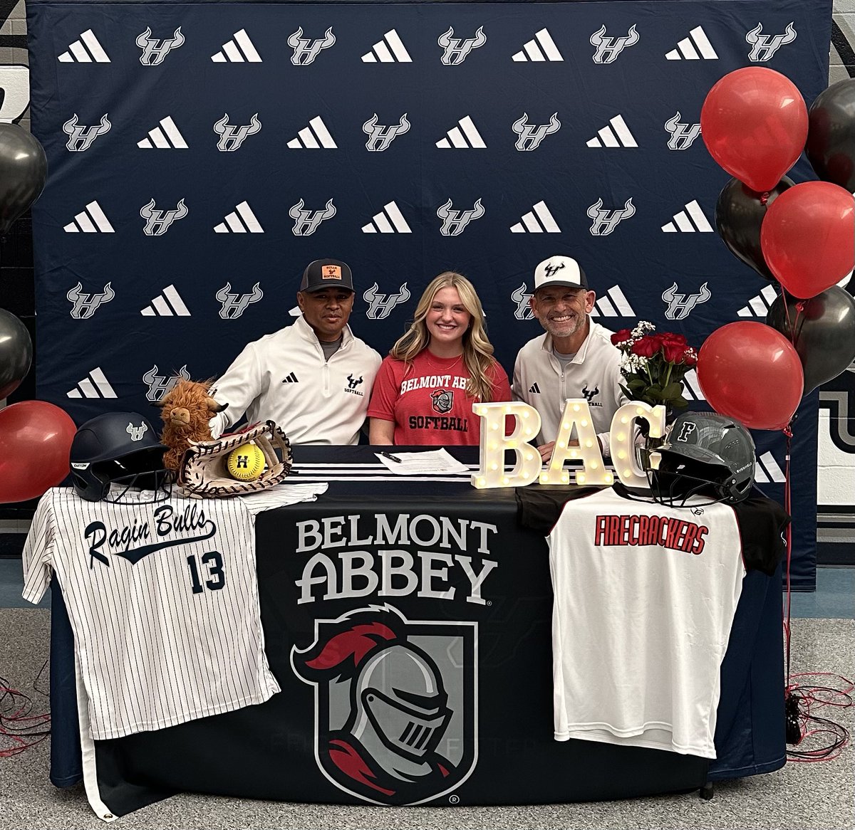 Huge Congratulations to <a href="/KatelynKiser07/">Katelyn Kiser</a> for signing her NLI!! We are very proud of her and she’s ready for a Big Sr year!  #GOBULLS 🤘🏽
<a href="/hrhsbulls/">Hickory Ridge Ragin’ Bulls 🤘🏻</a> <a href="/HRHSrecruits/">RecruitTheRidge</a> <a href="/AbbeySoftball/">Abbey Softball</a>