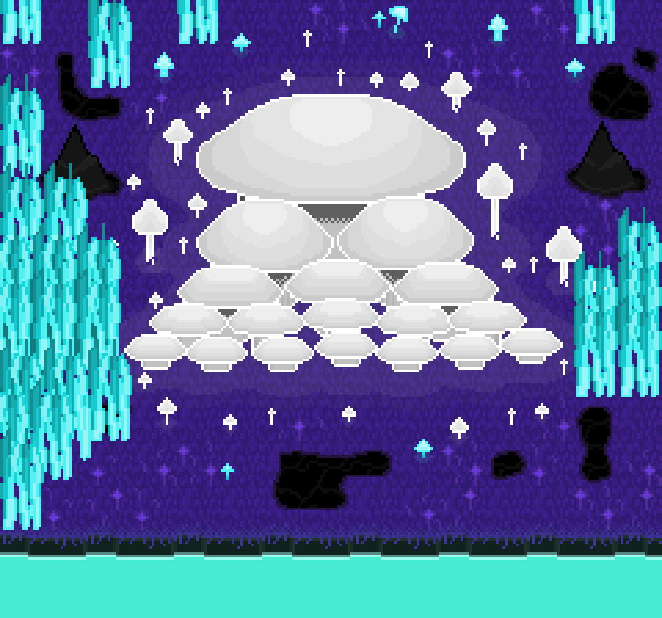 CeeganS's tweet photo. Question: I was going to have little particles come out of the water here, but should the water be animated *Even* if the water is supposed to be still? 
(Also I guess I can also ask how you guys think this looks lol) #pixelartist https://t.co/RcUaxz8p82