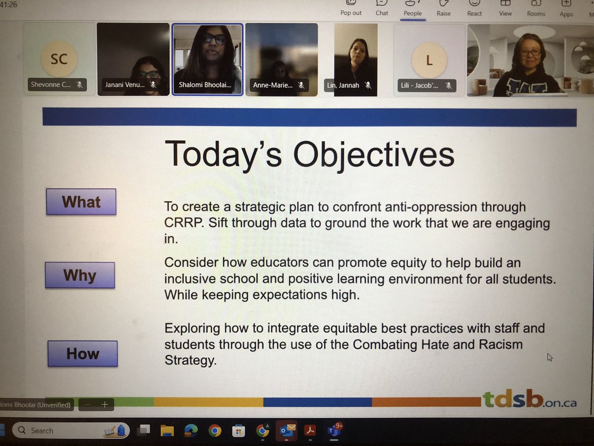 Engaging WHPS School Advisory Council in partnership through #SchoolImprovement priorities and goals of Biidaaban #TruthAndReconciliationStrategy and Combatting Hate and Racism through #StudentLearningStrategy <a href="/SChinniah_/">Shalomi Bhoolai</a> <a href="/tdsb/">Toronto District School Board</a> <a href="/UIEC_Tdsb/">UIEC_TDSB</a>