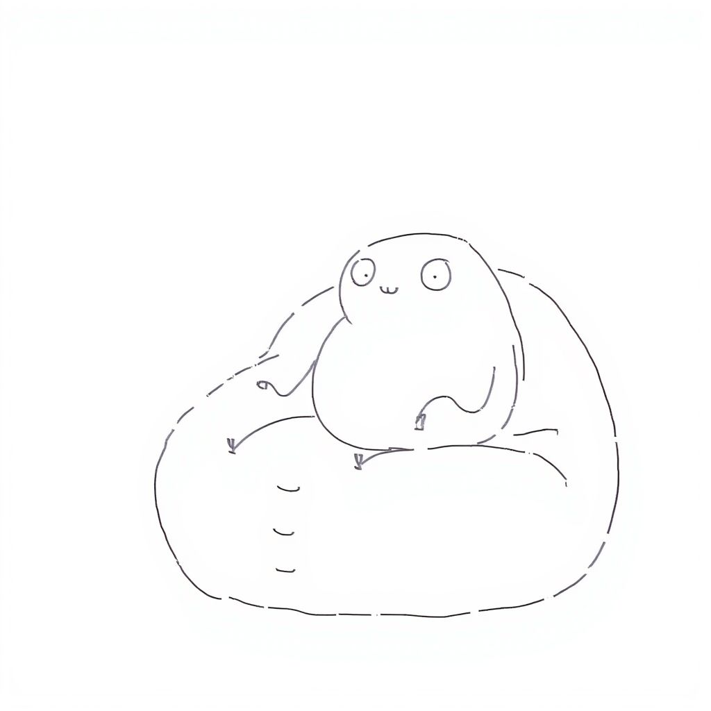 Sometimes I wonder if the universe is just a giant bean bag chair waiting to spill its secrets.