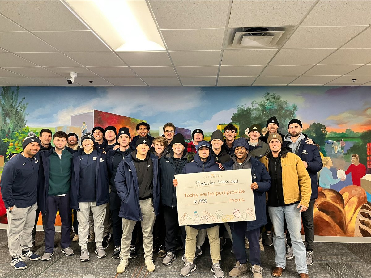Butler Baseball (@butlerubaseball) on Twitter photo Our guys enjoyed being able to be a small piece of the great team that is <a href="/GleanersFBIndy/">Gleaners Food Bank of Indiana</a>. Plenty of ways to get involved in our great city. Theyβd love your help! #ButlerWay Our guys enjoyed being able to be a small piece of the great team that is <a href="/GleanersFBIndy/">Gleaners Food Bank of Indiana</a>. Plenty of ways to get involved in our great city. Theyβd love your help! #ButlerWay