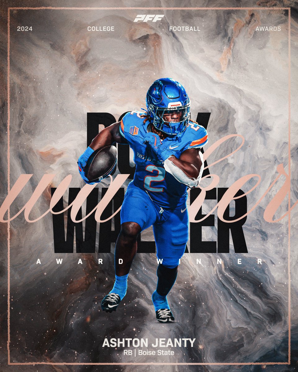 PFF College (@pff_college) on Twitter photo 2024 Doak Walker Award Winner: Ashton Jeantyโญ๏ธ 2024 Doak Walker Award Winner: Ashton Jeantyโญ๏ธ