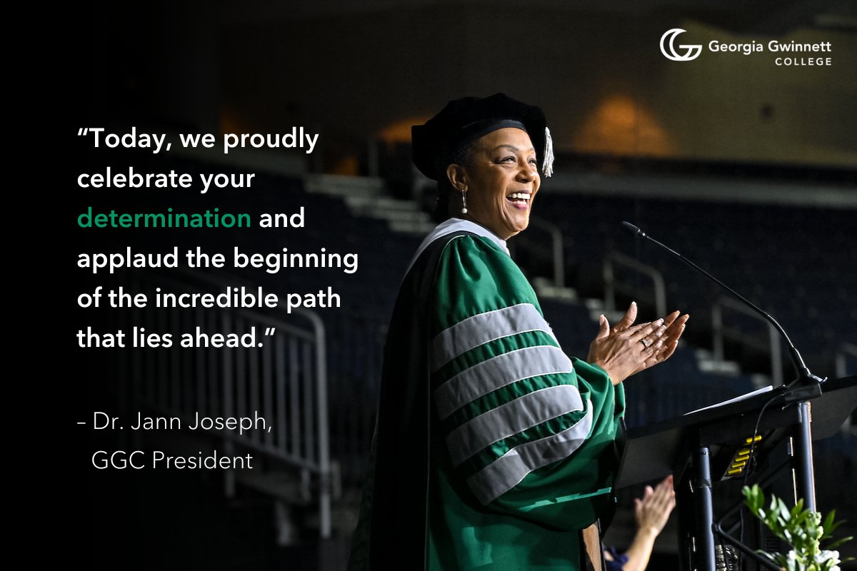 GeorgiaGwinnett's tweet image. #WordsofWisdom #GGC #Commencement