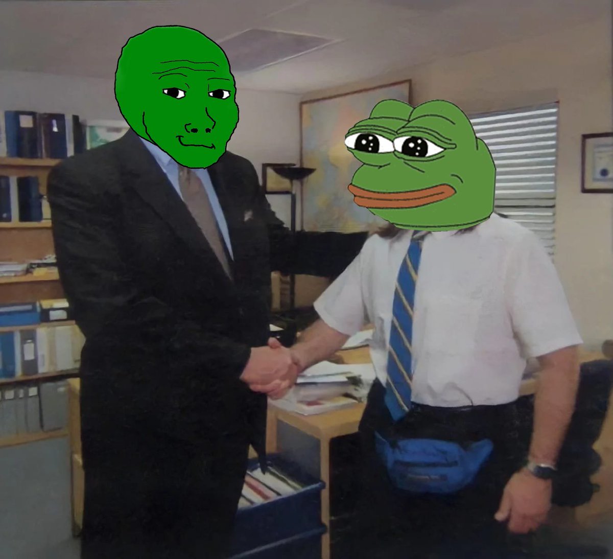 Looking for the next 100x memecoin? The signs are everywhere:

$Pepe at 11 billion Mcap 
And you're still fading $Wojak at 100 million