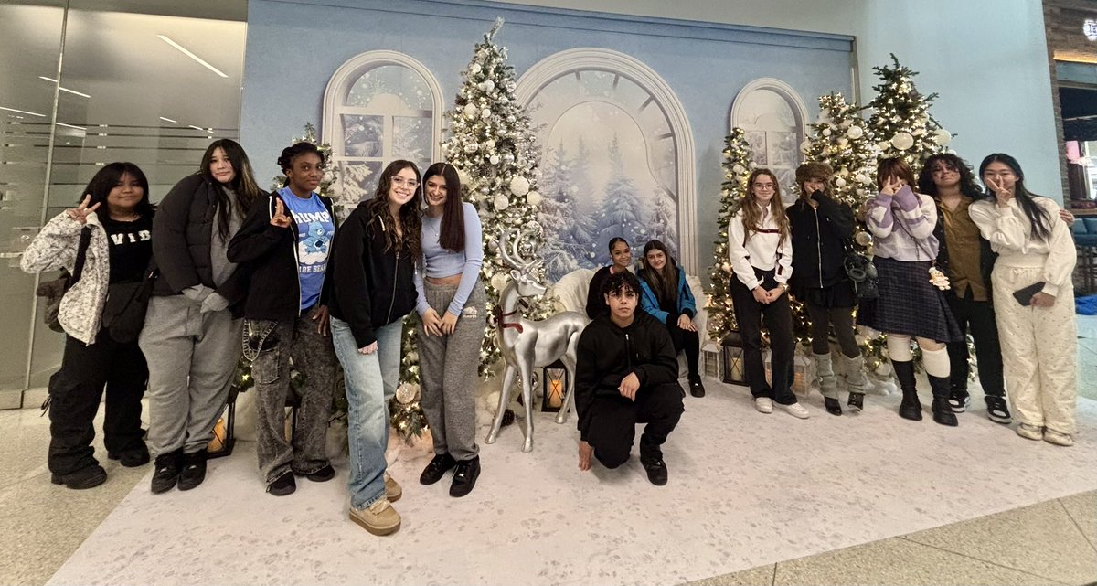 BMTMDance's tweet photo. An absolutely incredible day with this bunch! We saw an exceptional performance at Fleck dance theatre today “Winter Song”. A huge shout out and thanks to the facilitators and performers @ CCDT and another shout out and thanks to our BM-TM dancers. #proudofyou  #dancefam @TCDSB https://t.co/4TnvD5fdGY