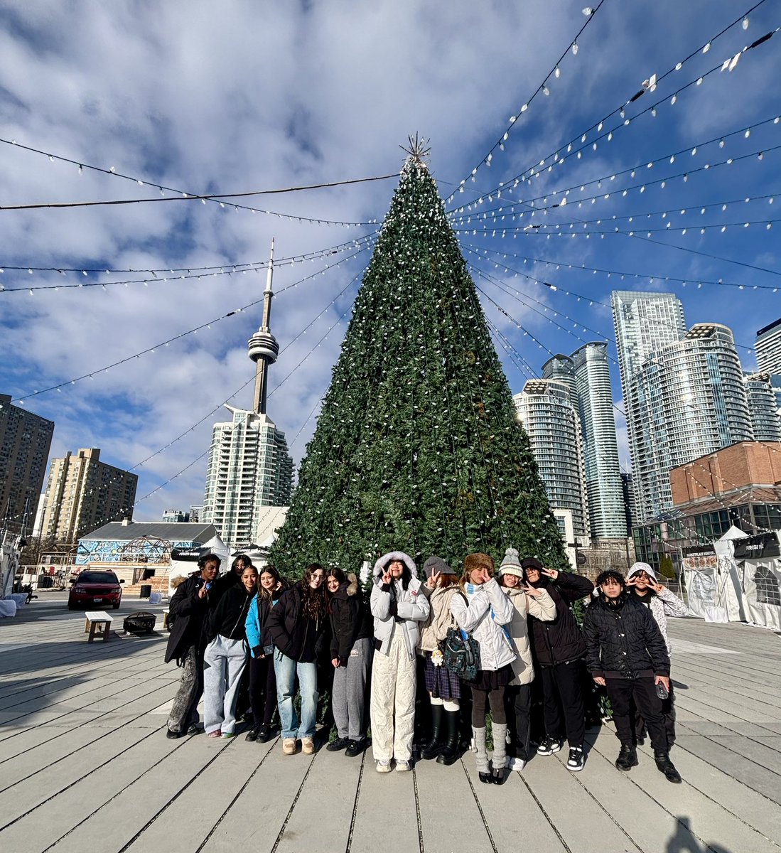 BMTMDance's tweet photo. An absolutely incredible day with this bunch! We saw an exceptional performance at Fleck dance theatre today “Winter Song”. A huge shout out and thanks to the facilitators and performers @ CCDT and another shout out and thanks to our BM-TM dancers. #proudofyou  #dancefam @TCDSB https://t.co/4TnvD5fdGY