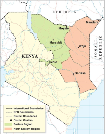 Nasiib darro, #NFD waxa gumaystihii UK uu ku waeejisay #Kenya 12/12/1963, maalintii Kenya xorriyadeeda qaadatay.

#NFD inta aan Kenya lagu wareejin waxa laga qaaday afti dadwayne. Aftidaas  natiijadeedii waxay noqotay in ay  u codeeyeen ku biirid #Somalia 98%.

Nasiib darro,