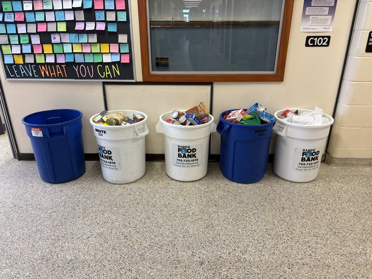 Our Barrie Food Bank drive comes to a close tomorrow. Thank you for your generous support!