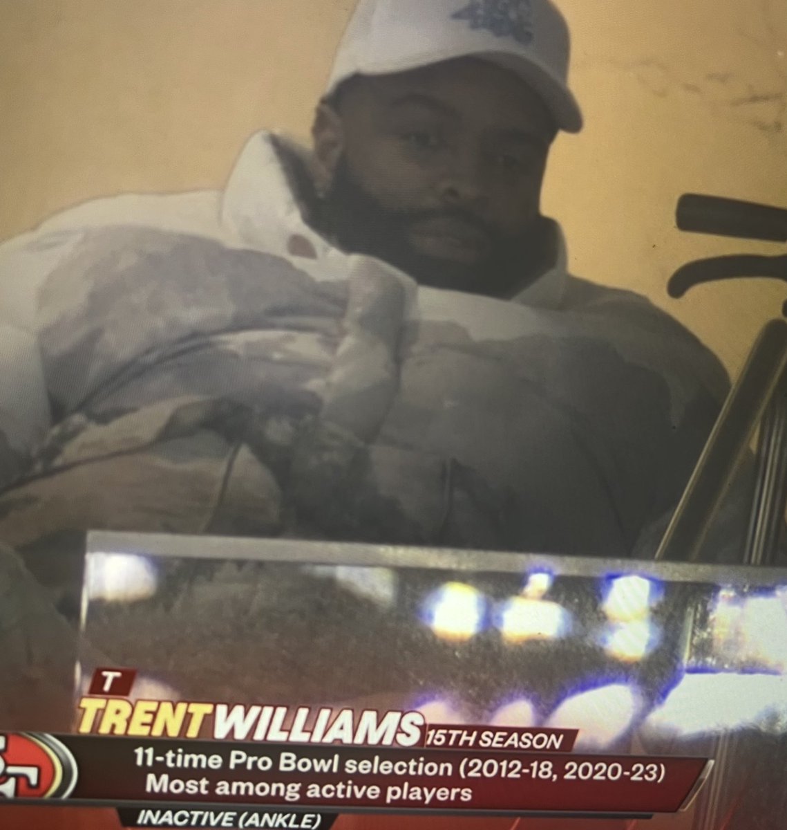 They haddda get the Trent Williams right before someone got fired with they goofy ahh even Trent chucklin’ still