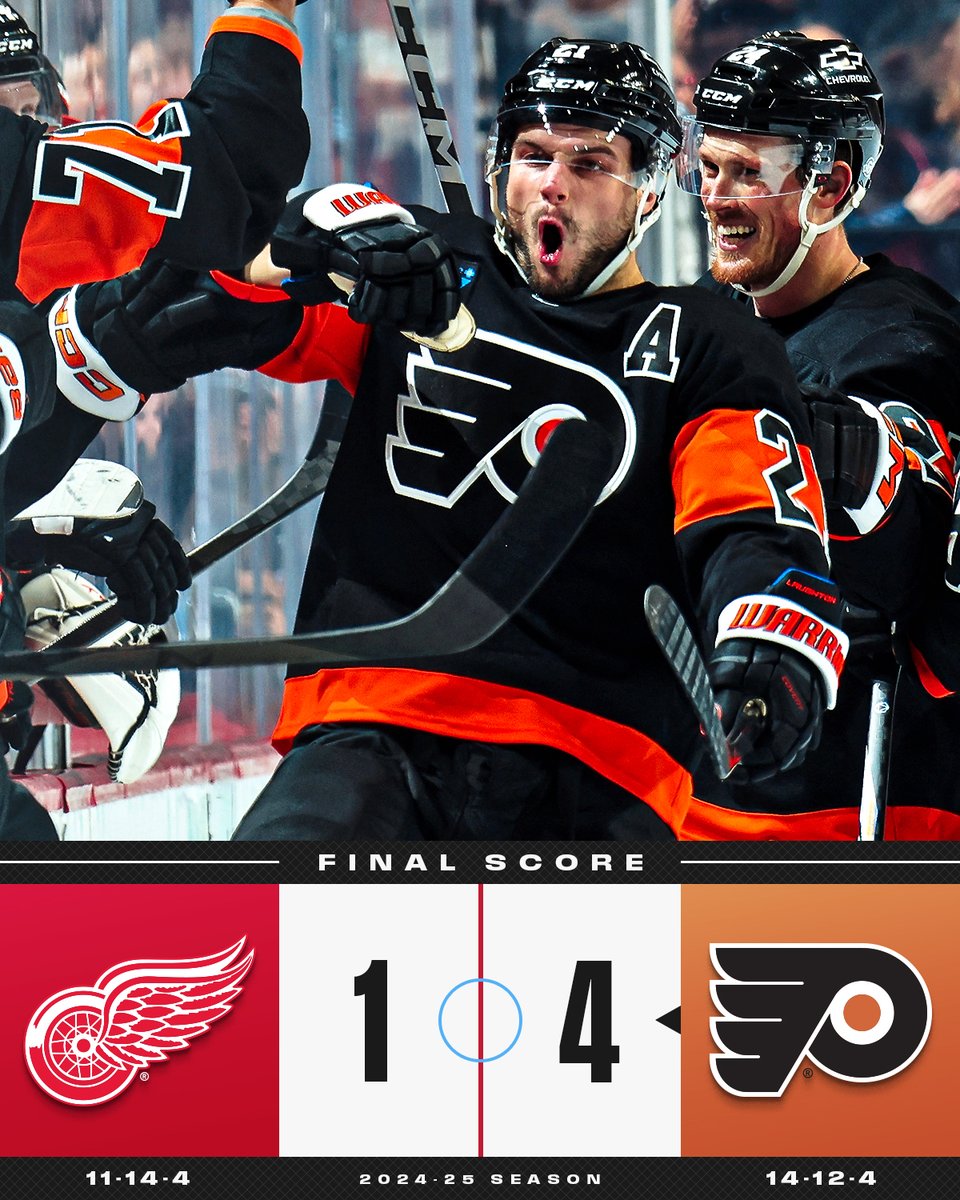 NHL's tweet image. WELCOME TO THE SCOTT LAUGHTON SHOW 😤

He scored EVERY goal in the @NHLFlyers' win!