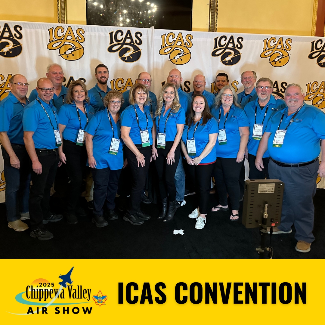 CVAirShow's tweet photo. What a week at the @icas_hq convention!✨Inspired and energized, we're heading back to Wisconsin excited to keep working toward #CVAS25. Thanks to everyone we connected with—your support makes all the difference!  #ICAS24 #AirShow https://t.co/DxV2uvGbIi