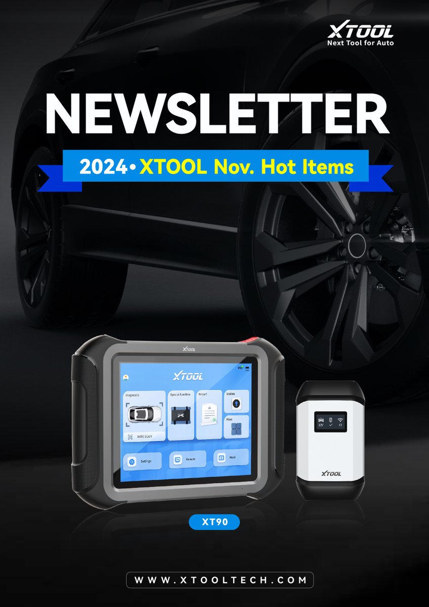 XtoolTech2010's tweet image. XTOOL November Updates Are Here! 🚗
Stay ahead with the latest from XTOOL! Our November highlights include:
✔️ New coverage for brands like Land Rover, Toyota, Honda, and more.
...
Click for the full version👇: 
xtooltech.com/english/NewsVi…

#diagnosis #AutomotiveInnovation #xtooltech