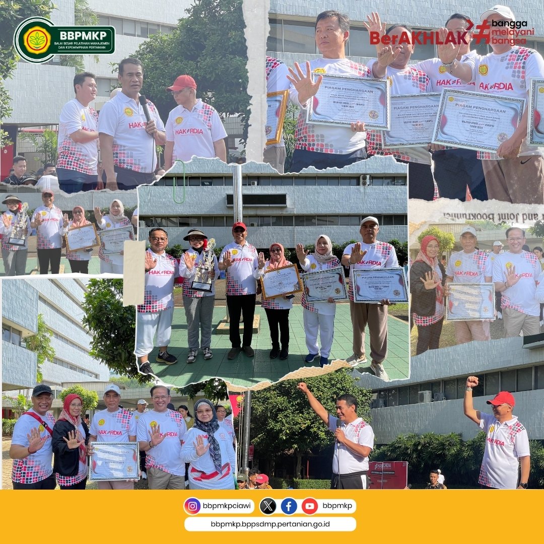 ppmkpciawi's tweet photo. "Menjaga integritas, membangun negeri! Dalam rangka memperingati Hari Anti Korupsi 2024, BBPMKP mendapatkan penghargaan Predikat UPT Wilayah Bebas Korupsi (WBK).
#Kementan #BPPSDMP #BBPMKP #Pertanian #HariAntiKorupsi #KorupsiBersih #KementerianPertanian #Integritas" https://t.co/kd9CofJB3Q