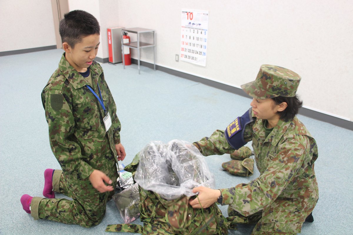 名寄駐屯地 は #士別市立上士別中学校 の #総合的な学習の時間 に協力