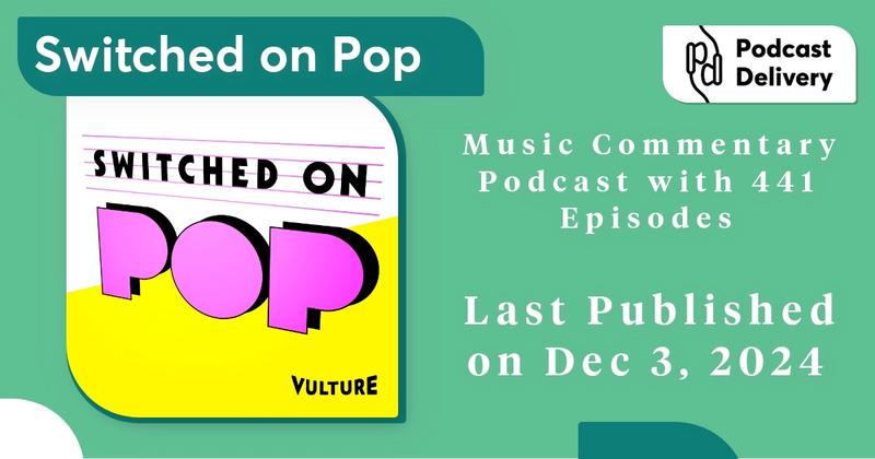 Discover the secrets of pop music on <a href="/SwitchedOnPop/">Switched on Pop</a> with musicologist <a href="/NeatSloan/">Nate Sloan</a> and songwriter <a href="/CharlieHarding/">Charlie Harding</a> as they explore how chart-topping hits enchant our ears and shape our culture. Brought to you by <a href="/Vulture/">Vulture</a> and the Vox Media Podcast Network.
 #podcastdelivery