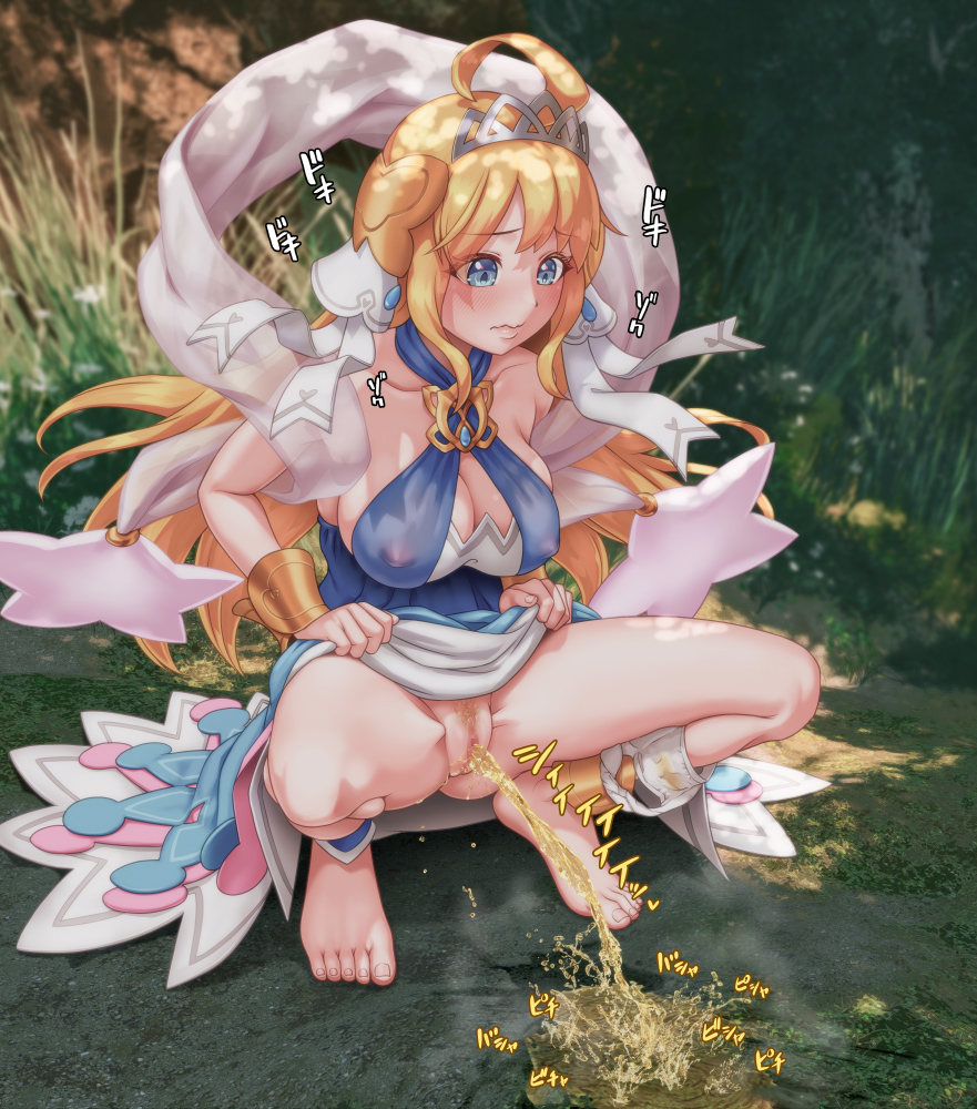 【ドラガリアロスト】ゼシアちゃん野ション
コミッション、一件納品です!

ご依頼ありがとうございました～! 