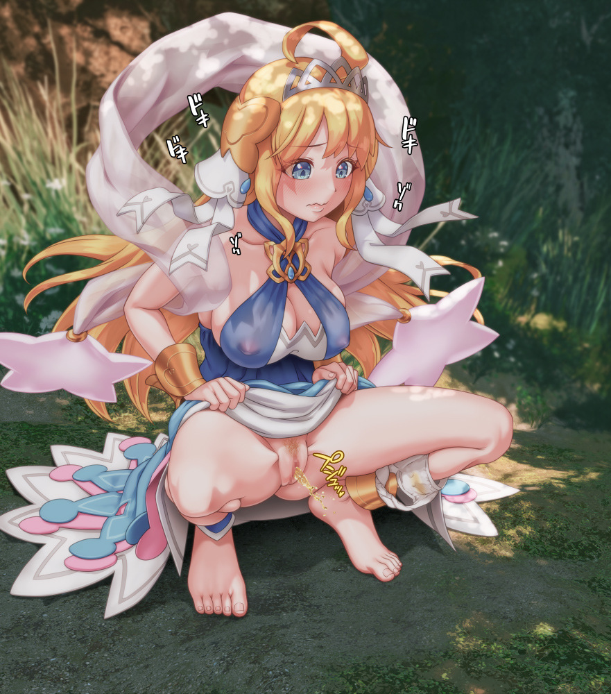 【ドラガリアロスト】ゼシアちゃん野ション
コミッション、一件納品です!

ご依頼ありがとうございました～! 