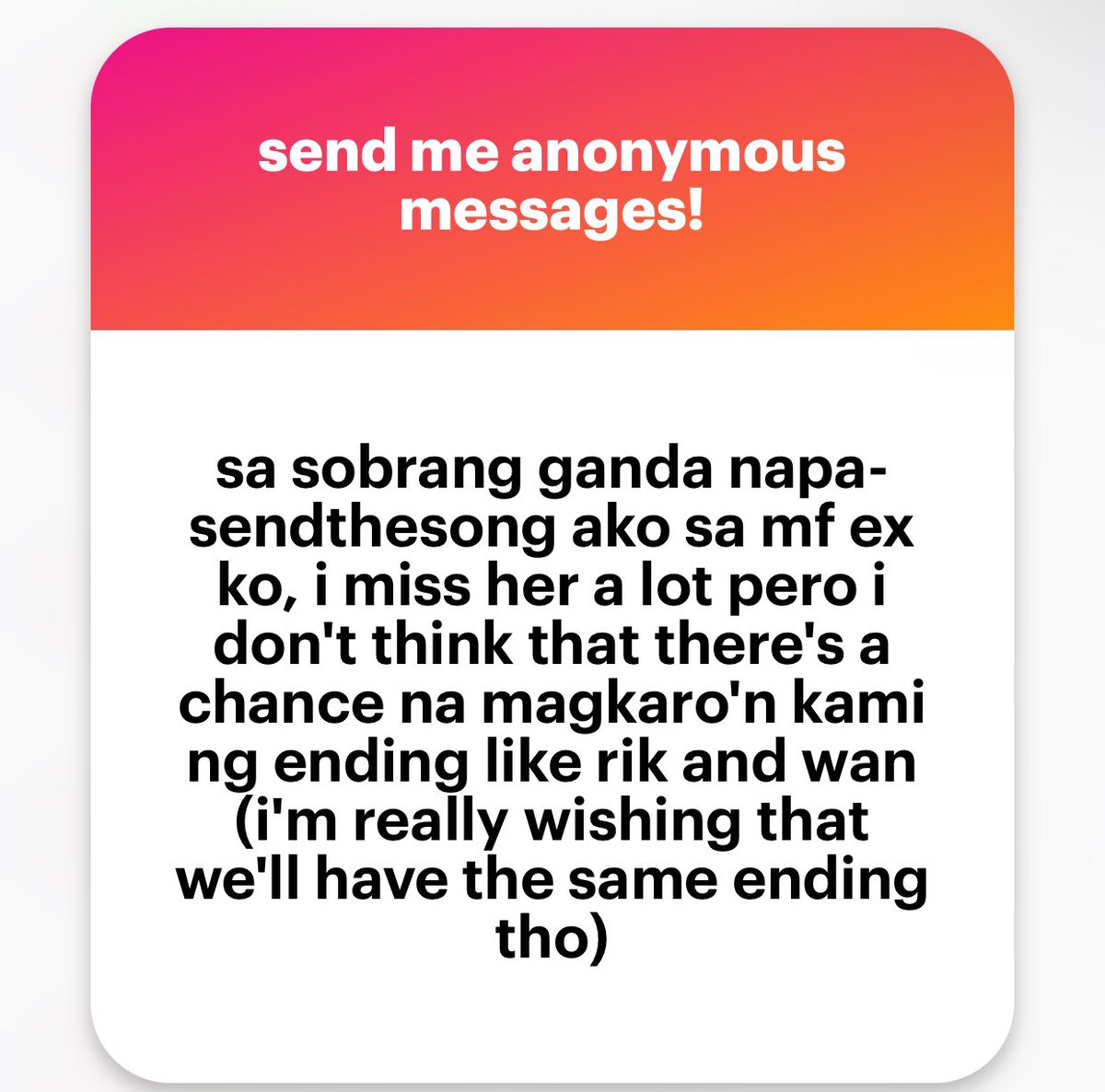 faeuriz's tweet photo. hala ako nga rin hehe :3 konting manifest at gayuma lang bes, babalikan ka rin niyan!! 🙏🏻 https://t.co/pYfSZTJs2f