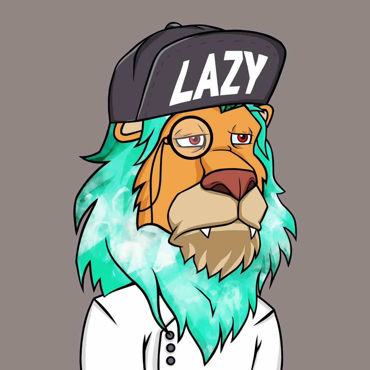 tldn's tweet photo. @NFTsOnTheBlock @LazyLionsNFT First LL got drained and never able to get him back, so have to say my first #LazyHat Stoic like me. https://t.co/osUtfYRlrG