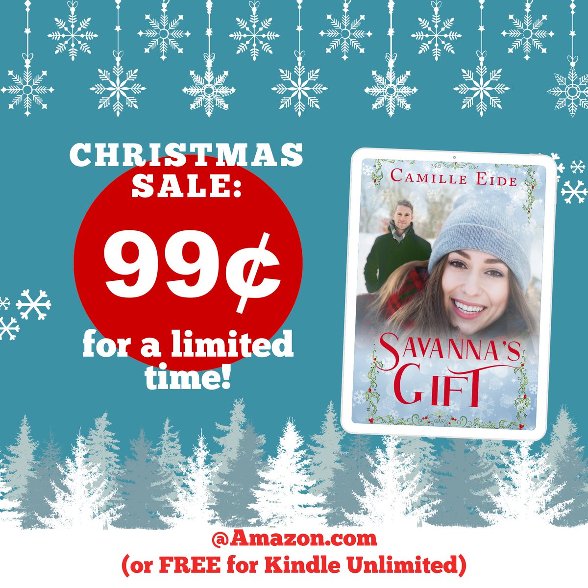 Yay!! "Savanna's Gift" (Kindle) is just .99c but only until 12/17, so now's your chance to read (or gift) this sweet #HallmarkChristmas  style tale of lasting love, grace &amp; 2nd chances!
camilleeide.com/savannas-gift.…
#ChristmasRomance #CleanRomance #Christmas #Novella <a href="/GAfamilyTV/">Great American Family</a>
