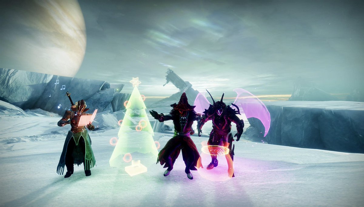 willslone4's tweet photo. #DawningFashion
Happy Dawning from Santa, Krampus, and Elsa! Eyes up guardian we’re watching. 🎅🏼❄️🎄
IffyLlama1020#9283 PurpleKales#9672 WasperTheUnfriendlyGhost#2040
@kalesr83 @DestinyTheGame @Destiny2Team @Bungie https://t.co/vzMy4YtOZM