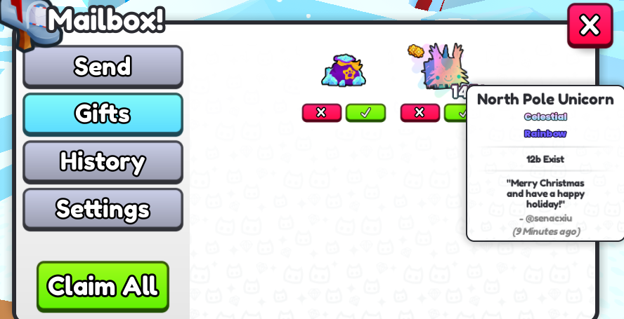 madzmaia23's tweet image. Thank you so much @K1mberlynn @kaezxeee @Danni_Twit @Crowe0405 @Kelseynay12345 for my gifts 🫶🫶
#spreadkindness #petsim99 #postivevibes