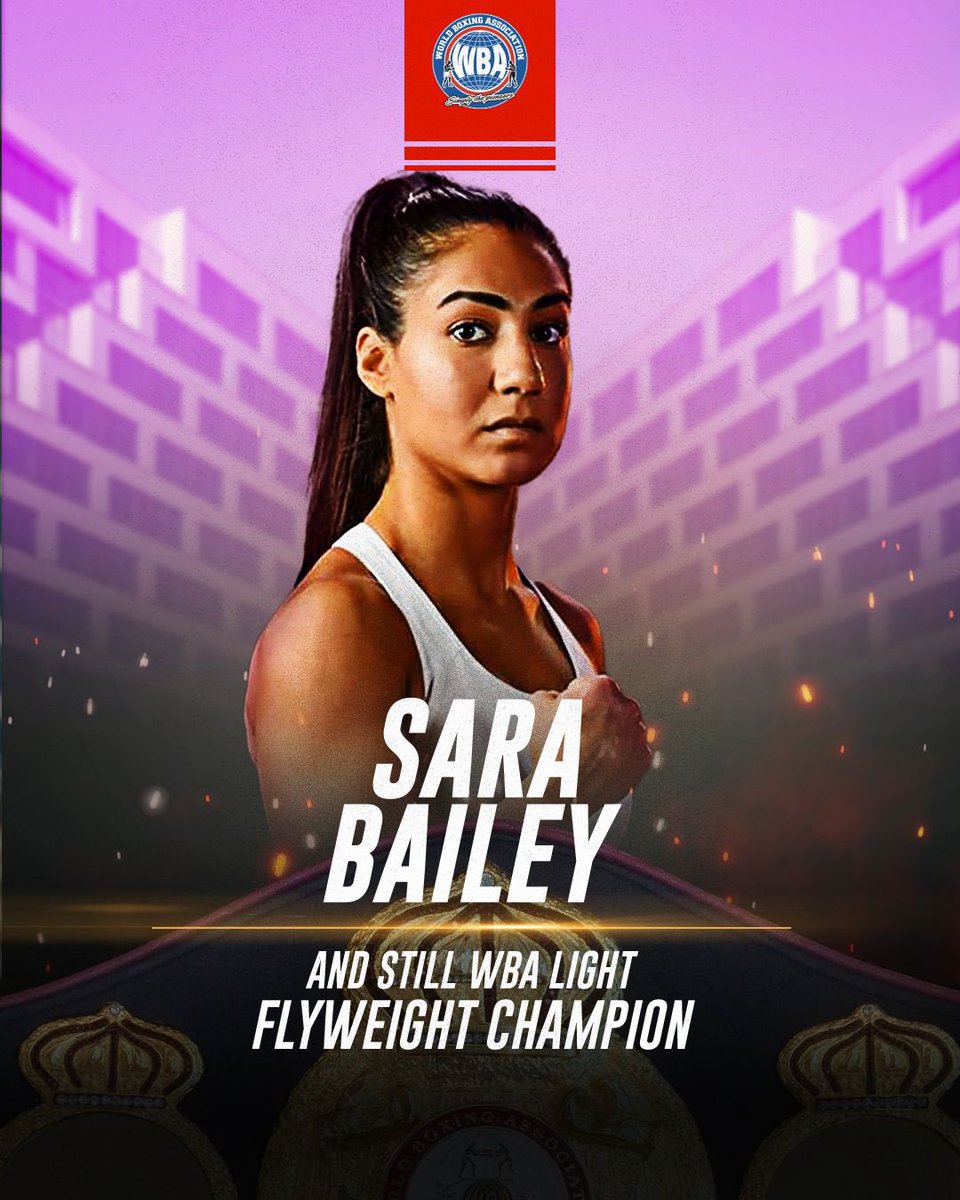 Sara Bailey beats Anabel Ortiz by UD in Toronto 🥊🔥

#AndStill WBA Light Flyweight Champion 👑

#Boxing #Boxeo #WBA #WBABoxing