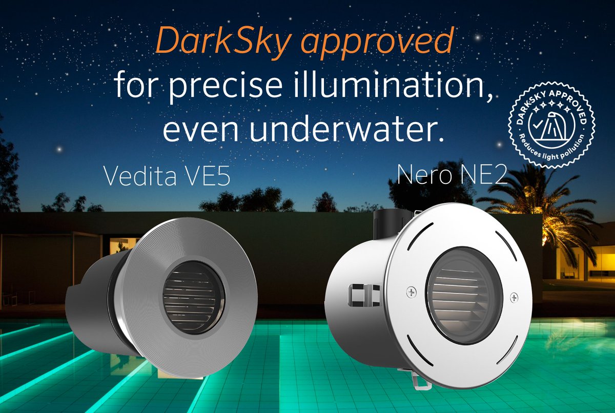 lumascape1's tweet photo. Weโre proud to introduce Lumascapeโs Nero NE2 and Vedita VE5, the first DarkSky-approved underwater luminaires in their category!
Discover more at https://t.co/Dh42PKpeN5
#LightingInnovation #DarkSkyApproved #SustainableDesign #Lumascape #UnderwaterLighting https://t.co/1vNms17cGT