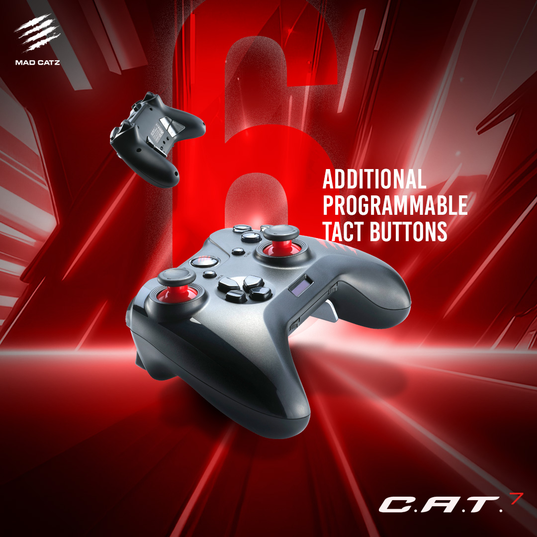 madcatzindia's tweet image. Unleash your gaming potential with the C.A.T. 7 controller! Six extra switches, multi-platform compatibility, and customizable settings included.
#gamecontrollers #gamingindia #indiasale #indiacontrollers