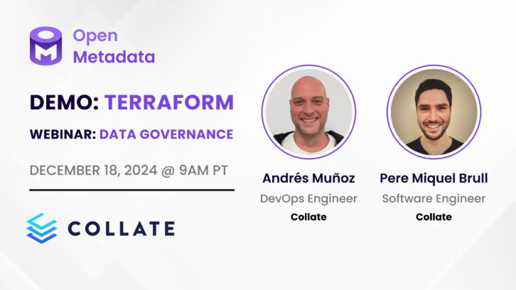 Siddhant_545's tweet photo. Year-End OpenMetadata Online Community Meeting!

Join us for an exciting showcase of our latest advancements in metadata management and automation.

Date &amp; Time 🗓️
Wednesday, Dec 18, 2024, at 9:00 AM PST

Join here:
https://t.co/sctzz0CeEu https://t.co/f1hCTz3xkR
