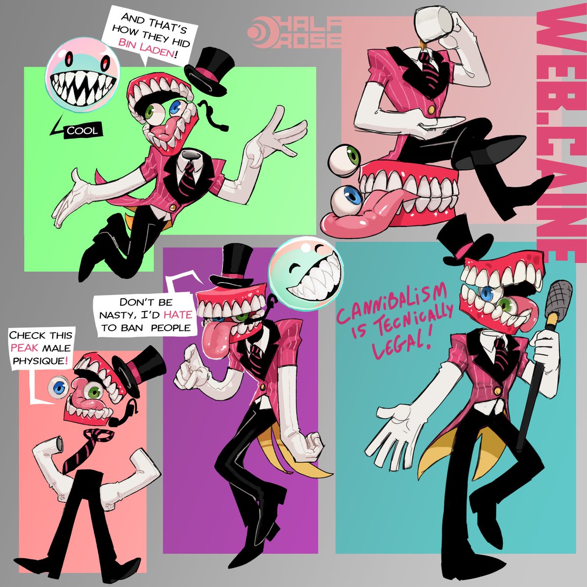 I've been thinking of other iterations of the CAINE AI
#TheAmazingDigitalCircus #TADC #TADCCAINE #Caine #theamazingdigitalcircusfanart
