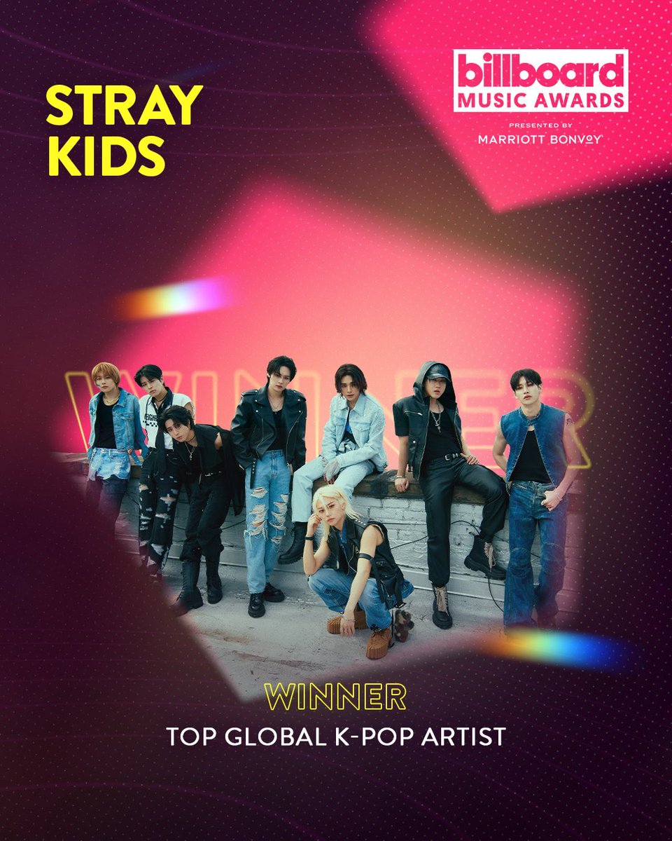Wolfgang Department (@wolfgangdept) on Twitter photo Selamat kepada <a href="/Stray_Kids/">Stray Kids</a> telah memenangkan "Top Global K-Pop Artist" di 2024 Billboard Music Awards (BBMAs)!
STRAY KIDS DOMINATE BBMAs
#StrayKidsAt2024BBMAs
#SKZ_BBMAs_KPopArtist
#BBMAs Selamat kepada <a href="/Stray_Kids/">Stray Kids</a> telah memenangkan "Top Global K-Pop Artist" di 2024 Billboard Music Awards (BBMAs)!
STRAY KIDS DOMINATE BBMAs
#StrayKidsAt2024BBMAs
#SKZ_BBMAs_KPopArtist
#BBMAs
