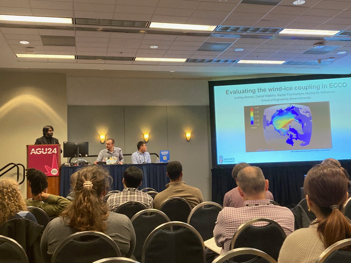 _ashfaq_ahmed's tweet photo. I was at #AGU2024 this week! I presented my recent work on evaluating the Arctic Ocean wind-ice coupling in #ECCO v4r4. If you want to meet and chat, I will be available till Saturday noon! 

#agu2024 #AGU #mitgcm #ECCO #nasa #arctic #arcticocean https://t.co/HNtEuGtKrc