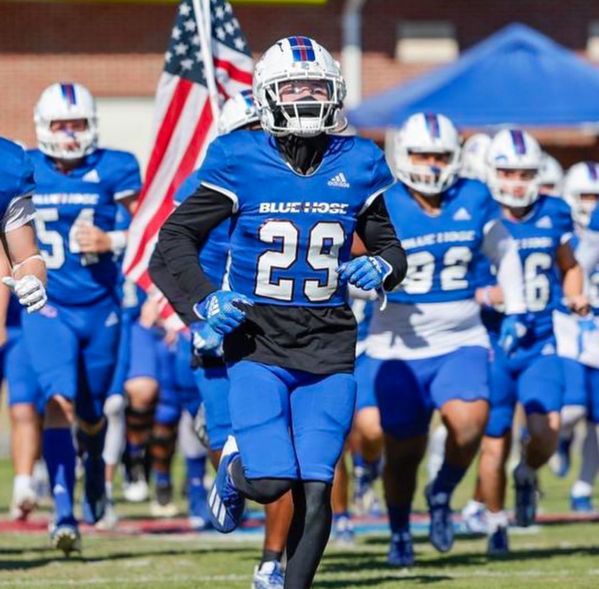 JoshAmeo's tweet photo. AGTG✝️✝️ Blessed to recieve an offer from @BlueHoseFB !!

@CoachGenoWR @CoachMacJason @coachmarp_ @Coach_Hassett @NAFO_CoachCook @NafoFalconsFB @NAFO_Athletics @DellerJacob https://t.co/4pJlbG1G6i