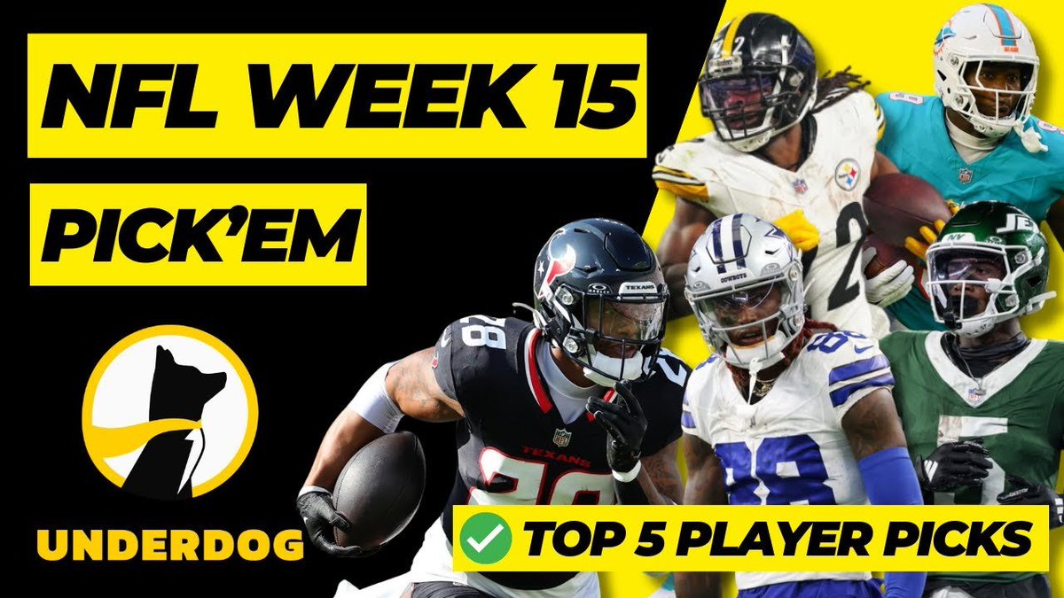 LineStarApp's tweet photo. π NFL Week 15 Pick'em Picks π
@ShannonOnSports & @FlatTyler83 are back with their top Week 15 Pick'em Picks to help you dominate the slate! π°π₯ Don't miss these must-watch insights!
π₯ Watch now: https://t.co/XRgTQdkhZI
#NFL #PickEm #UnderdogFantasy #PropsAI https://t.co/KjrB9xyb6Q