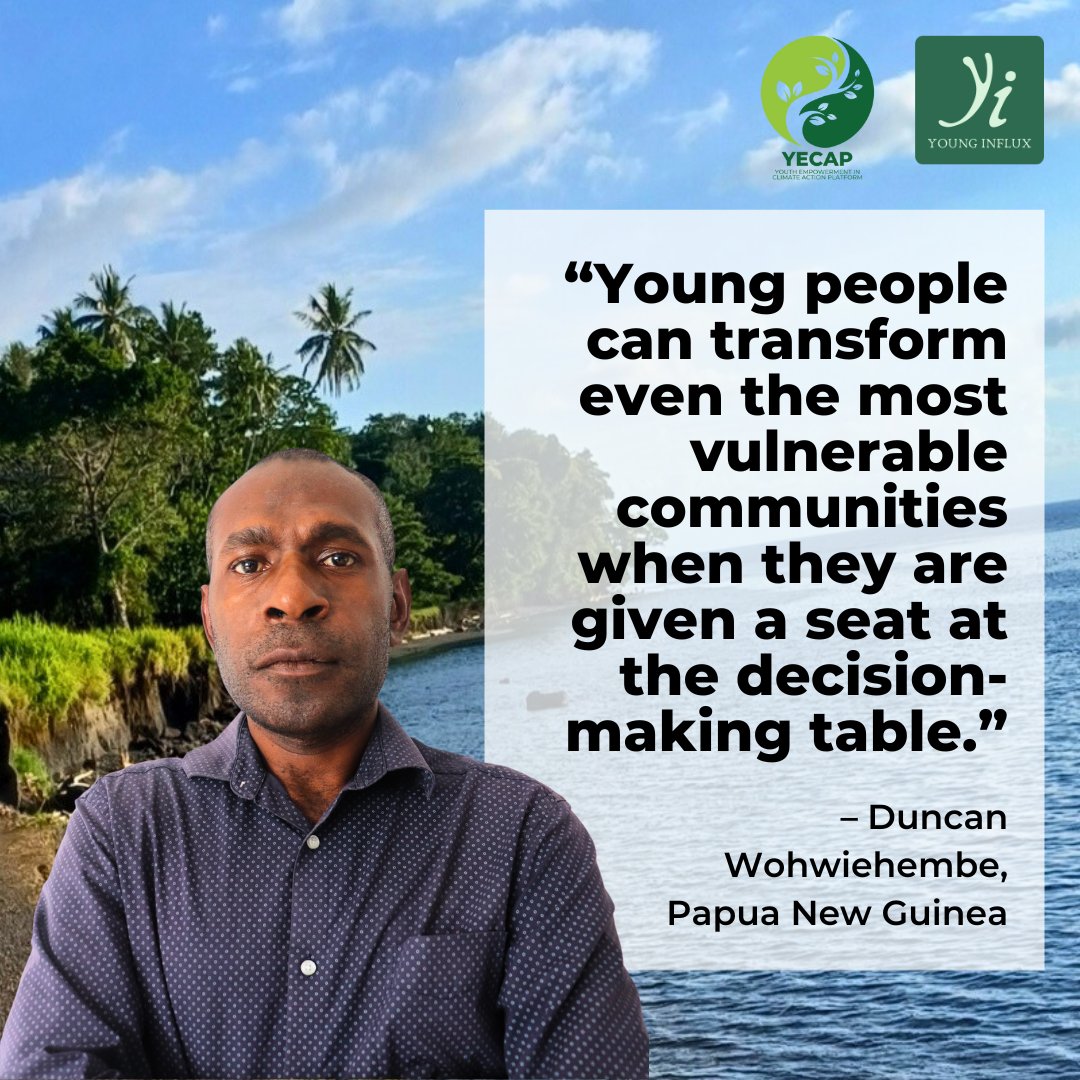 younginflux's tweet photo. How is youth leadership tackling #ClimateChange in Papua New Guinea?

Find out in the new blog by Duncan Wohwiehembe, Regional Youth Parliament on #ClimateAction (RYPCA) member on @younginflux in collaboration with @YECAP_AP:
 https://t.co/a8BKUOnnv9

@UNDPinPNG @UNDPasiapac https://t.co/YVXkC6w4pr