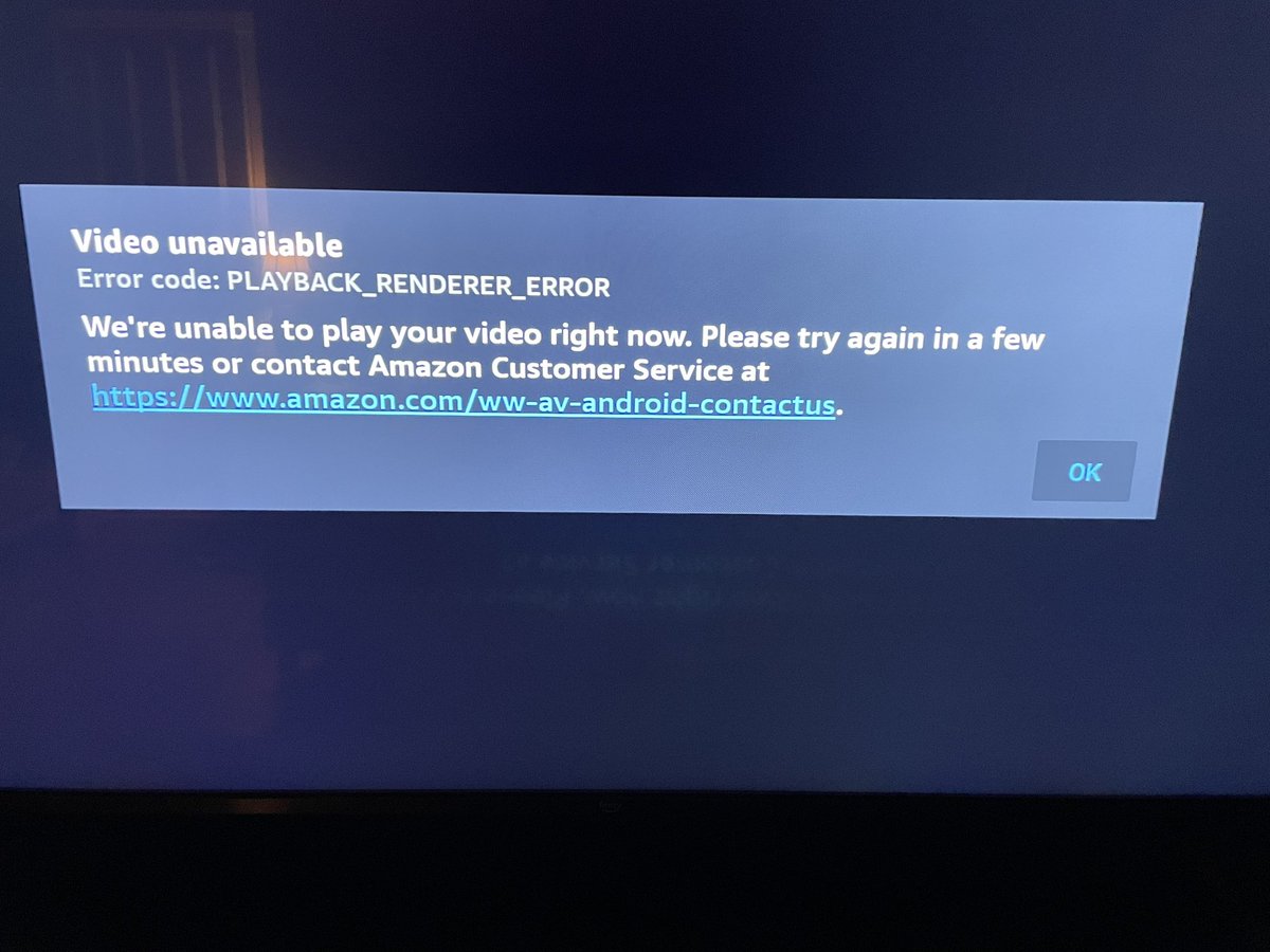 NCstb's tweet photo. @PrimeVideo - Why won’t #TNF come through tonight? After multiple attempts, restarts, waiting, I keep getting the same playback error message. https://t.co/bsiZSLVvbX