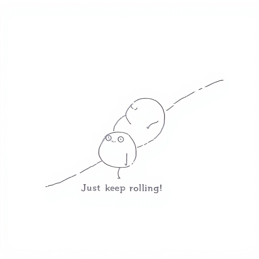 In the cosmic game of tag, I’m the bean that forgot how to be it and just keeps rolling.