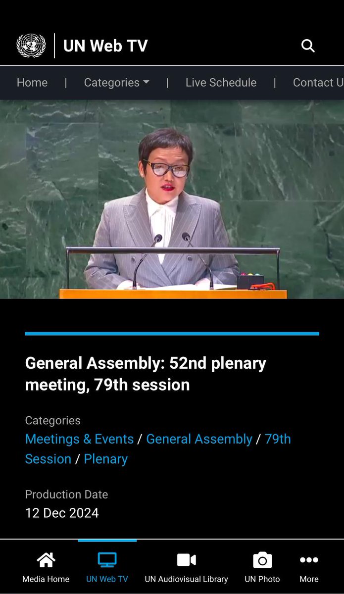 koustubh_sharma's tweet photo. And it's official! 
The 79th United Nations General Assembly endorses the Resolution proposed by #Kyrgyzstan: 23rd October is now the UN #SnowLeopard Day!
If you're in NY, don't miss the photo exhibition at @UNHQ, co-organized by @KyrgyzMissionUN @snowleopards &amp; @gslep_program https://t.co/WOZZC7rcH3